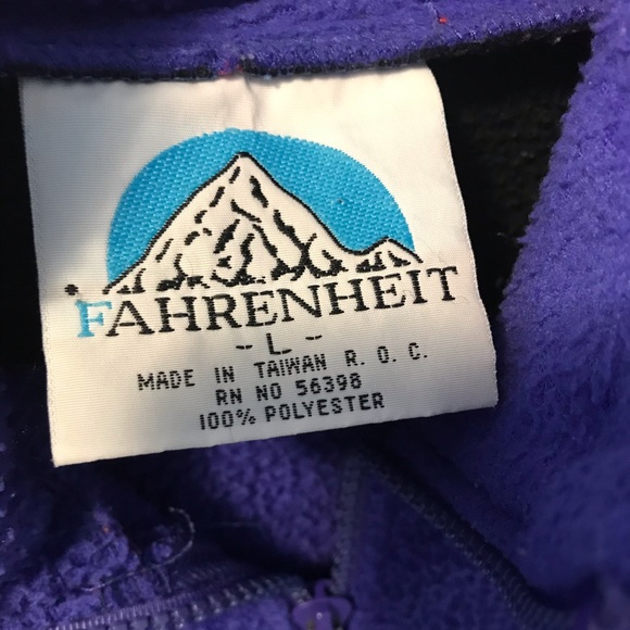 Vintage Fahrenheit fleece nylon pullover Raptors - Picture 3 of 6